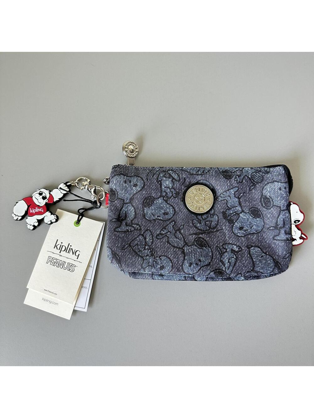 Kipling x Peanuts Creativity Pouch NWT